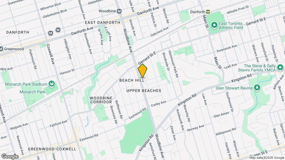 693 Woodbine Ave Map and Location Details