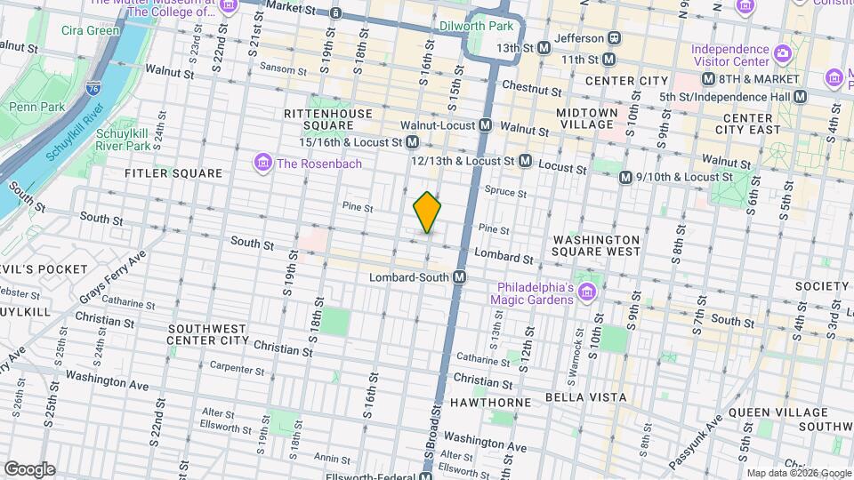 422 S 15th St Map and Location Details