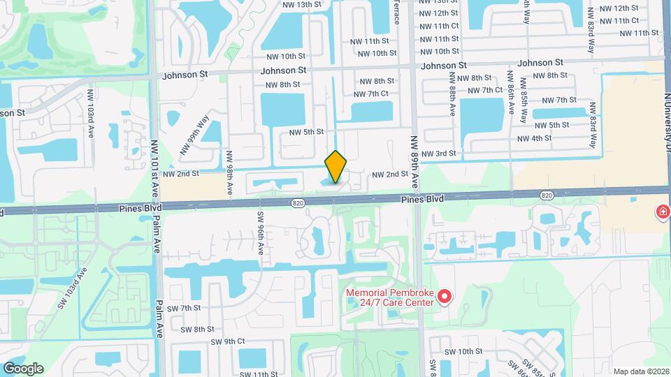 9244 NW 1st St Map and Location Details