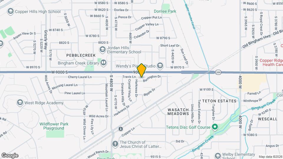 9038 Goddard Cir Map and Location Details