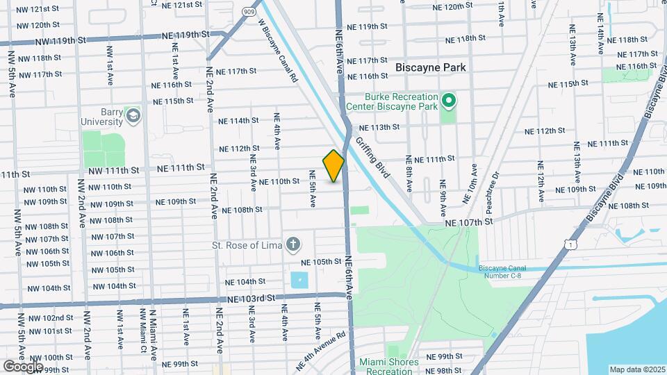 543 NE 109th St Map and Location Details