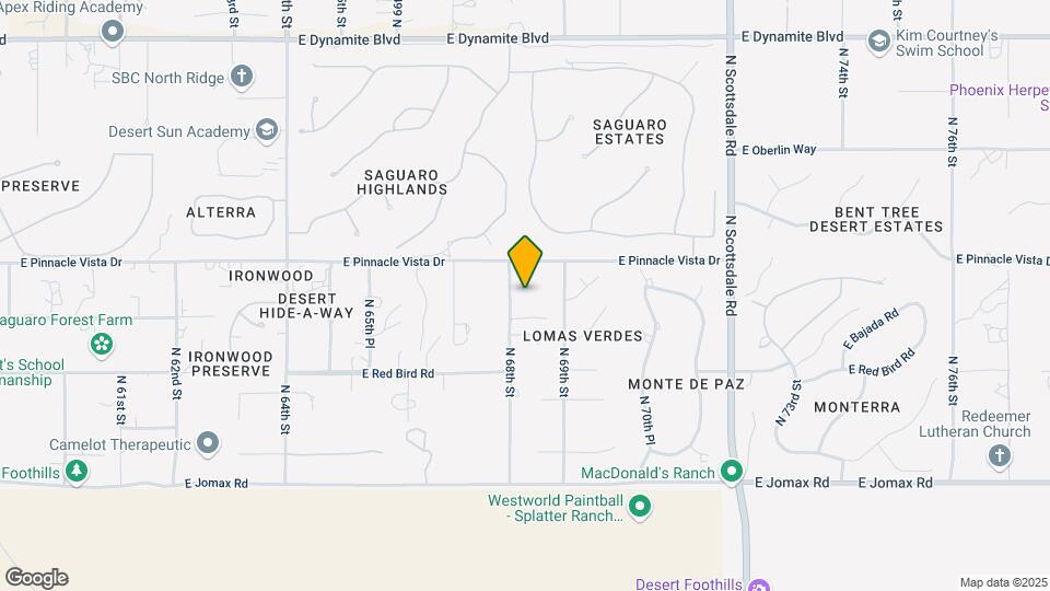 27207 N 68th St Map and Location Details