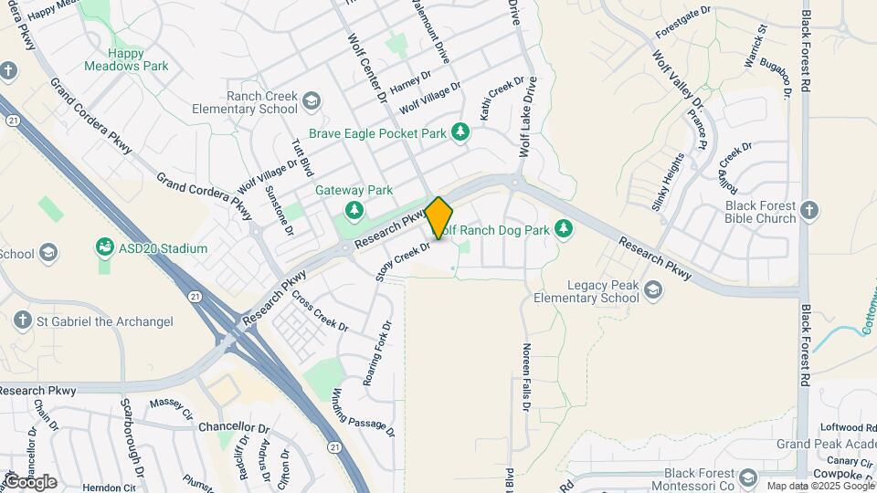 8923 Stony Creek Dr Map and Location Details