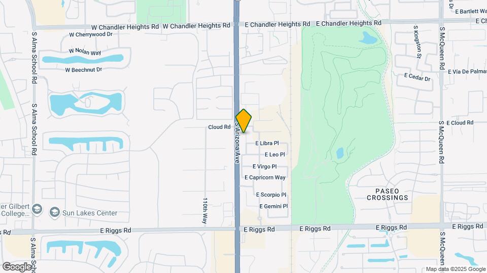 5550 S Arizona Pl Map and Location Details