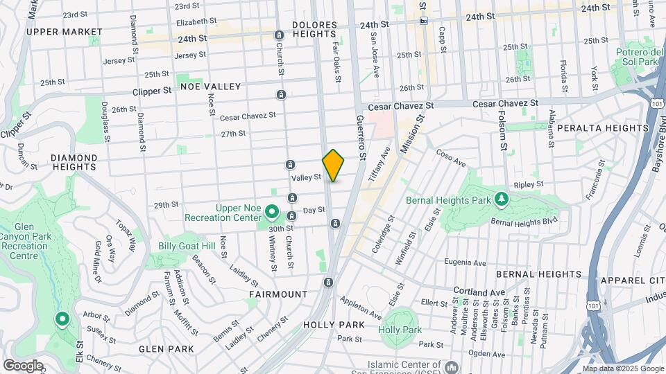 1591 Dolores St Map and Location Details