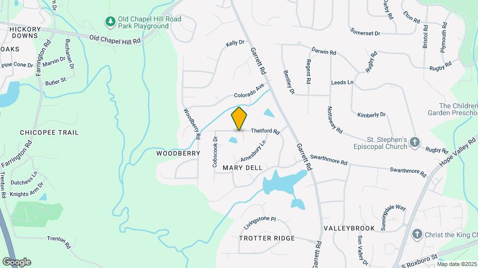 4303 Thetford Rd, Unit Garage apartment Map and Location Details