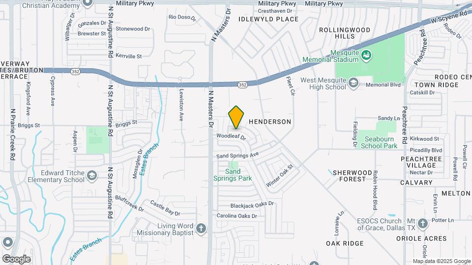 10321 Woodleaf Dr Map and Location Details