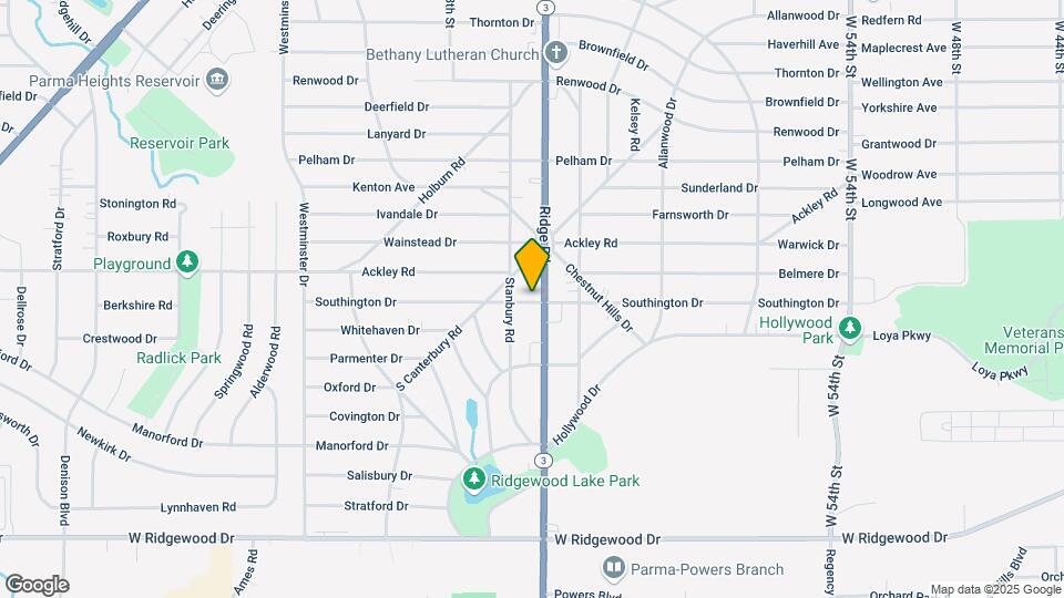 6326 Ridge Rd Map and Location Details
