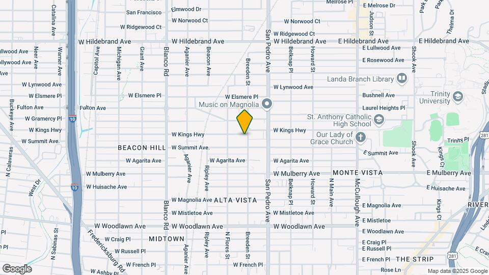 502 W Kings Hwy Mapa y Detalles de la Ubicación