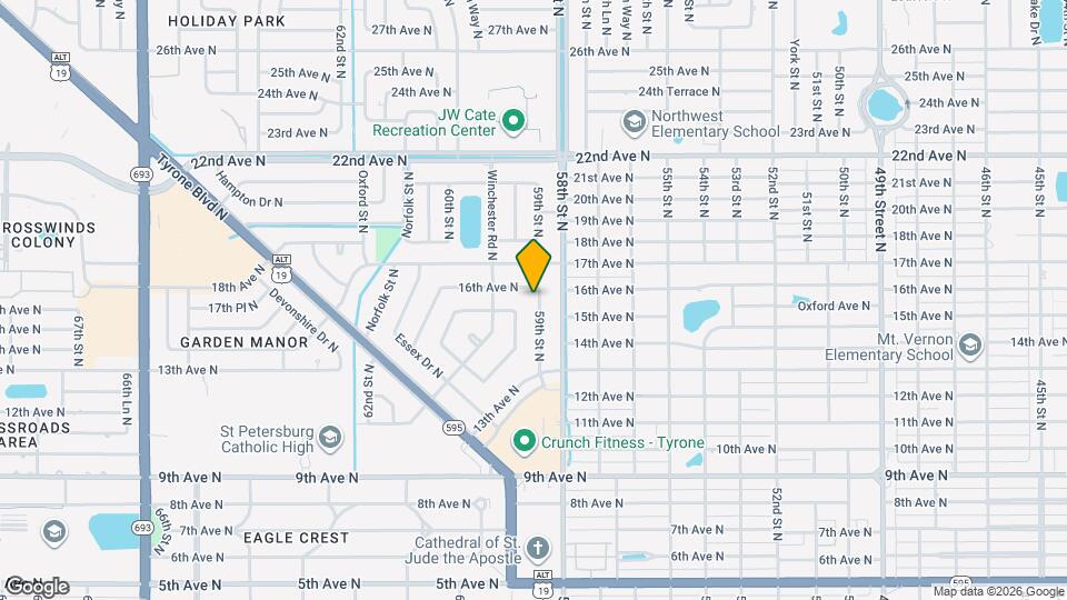 1516 59th St N Map and Location Details