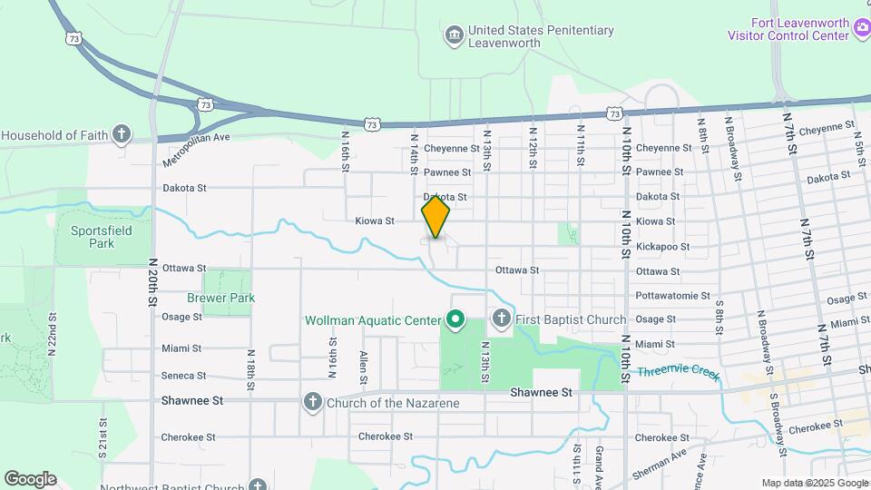 620 N 13th Terrace Map and Location Details