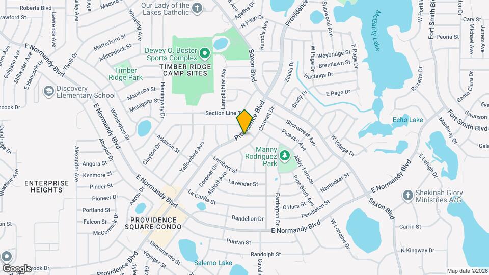 1455 Providence Blvd Mapa y Detalles de la Ubicación