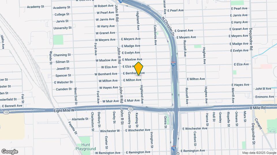 423 E Milton Ave Map and Location Details