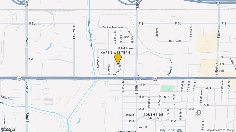 4528 S 61st St Map and Location Details