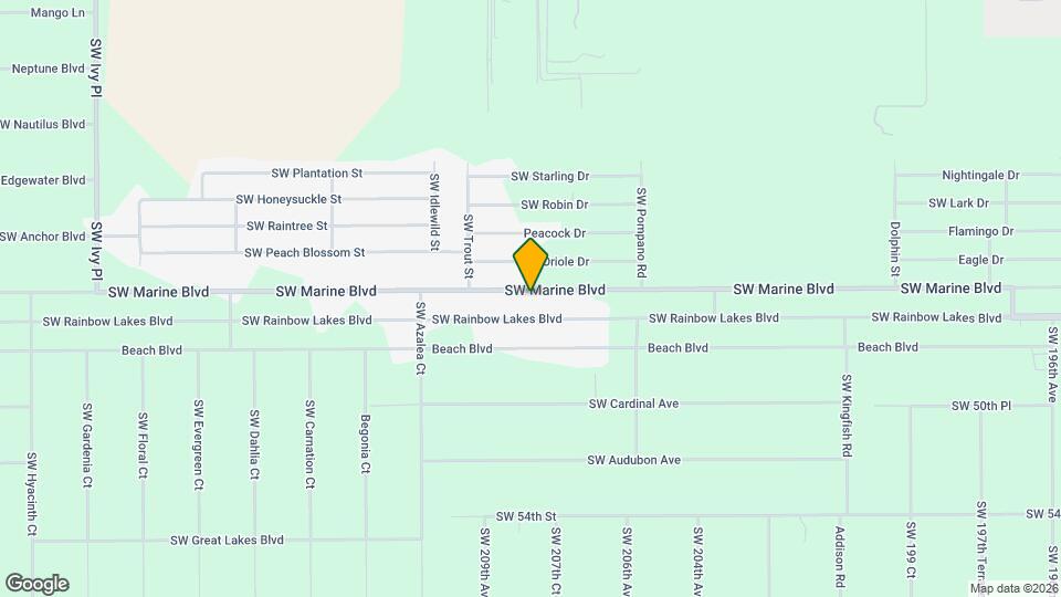 20822 SW Marine Blvd Map and Location Details