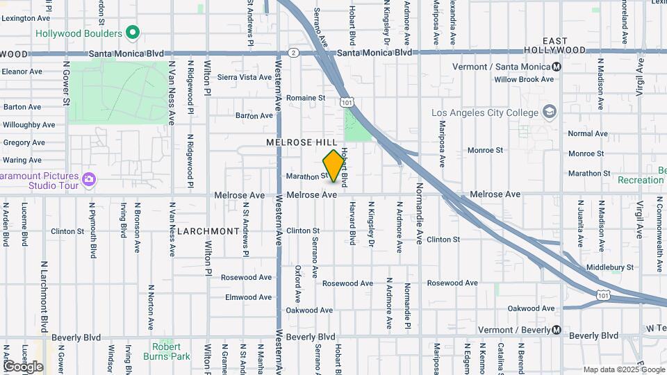 4817 Melrose Ave Map and Location Details