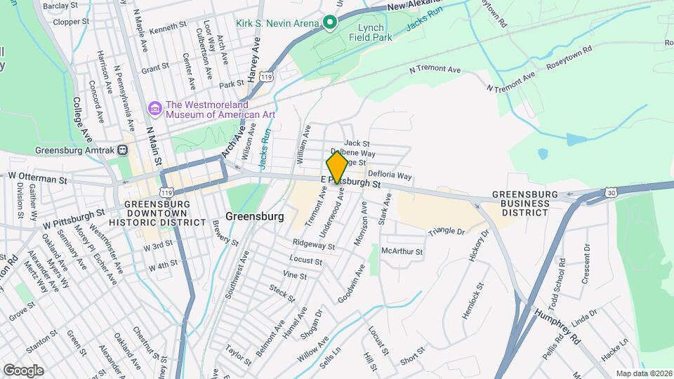 112 Underwood Ave Map and Location Details