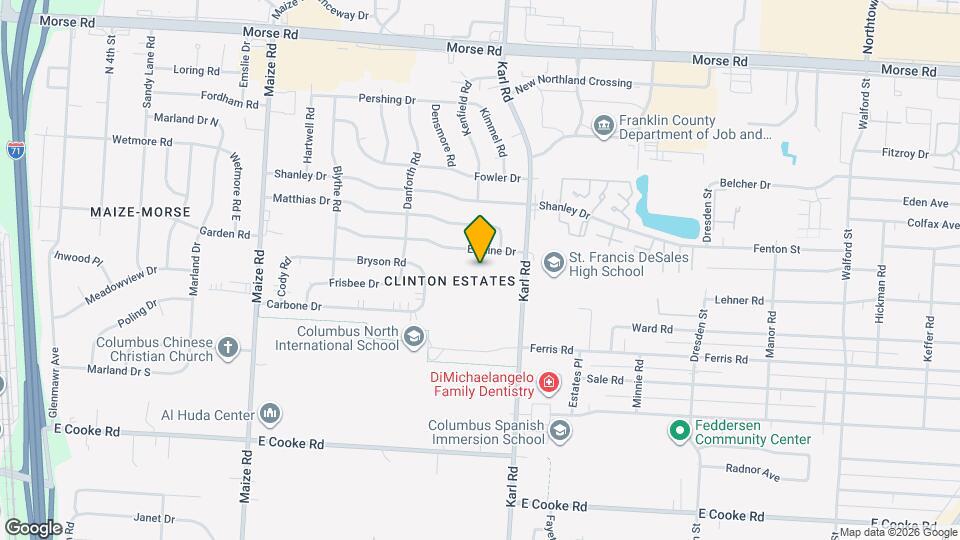 4141 Karl Rd Map and Location Details