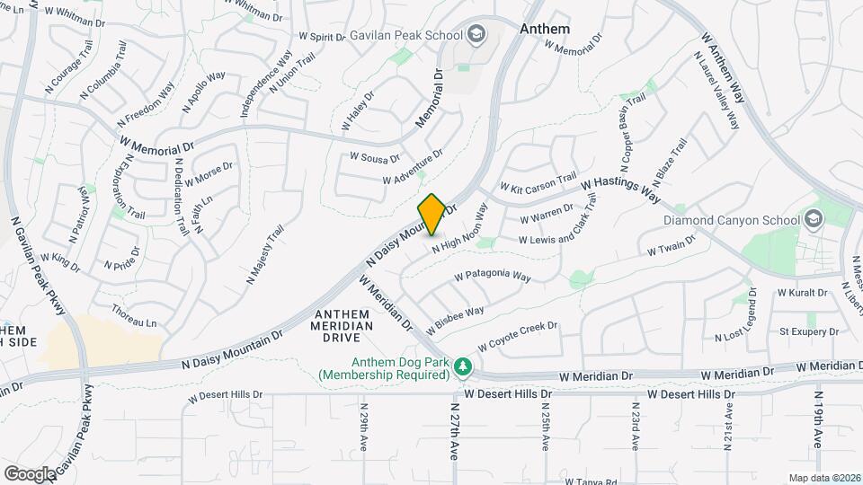 40011 N Panther Creek Ct Map and Location Details