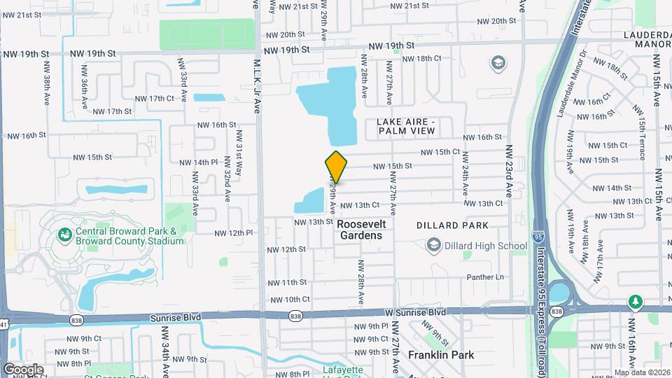 2891 NW 14th St Map and Location Details