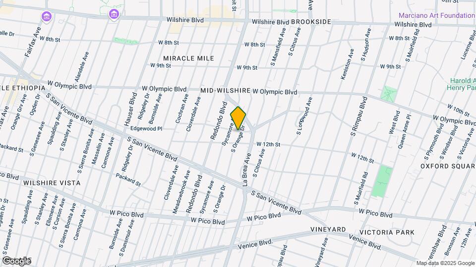 1101 S Orange Dr Map and Location Details
