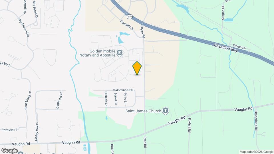 8926 Braxton Ln Map and Location Details