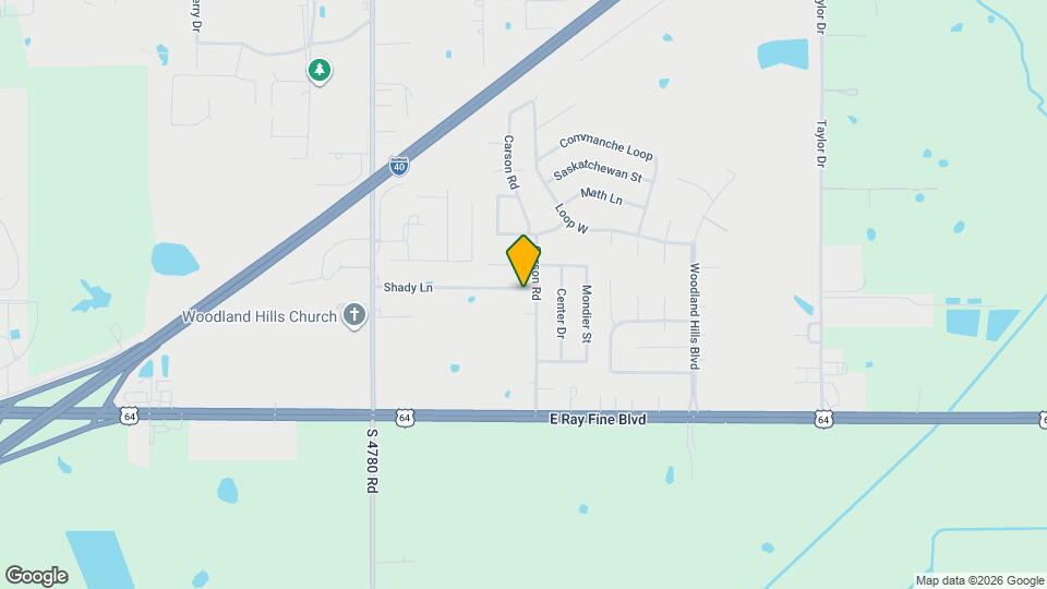 154 Shady Ln Map and Location Details