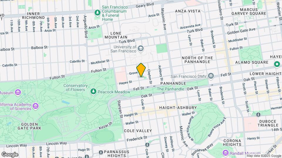 2084 Hayes St Map and Location Details