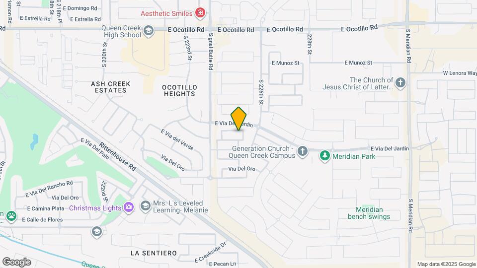 22507 E Creosote Dr Map and Location Details