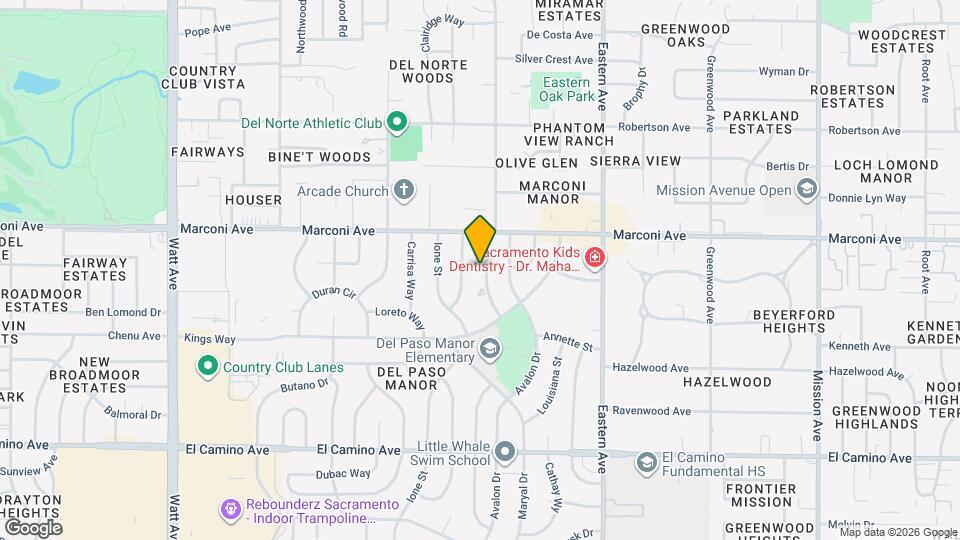 2837 Verna Way Map and Location Details