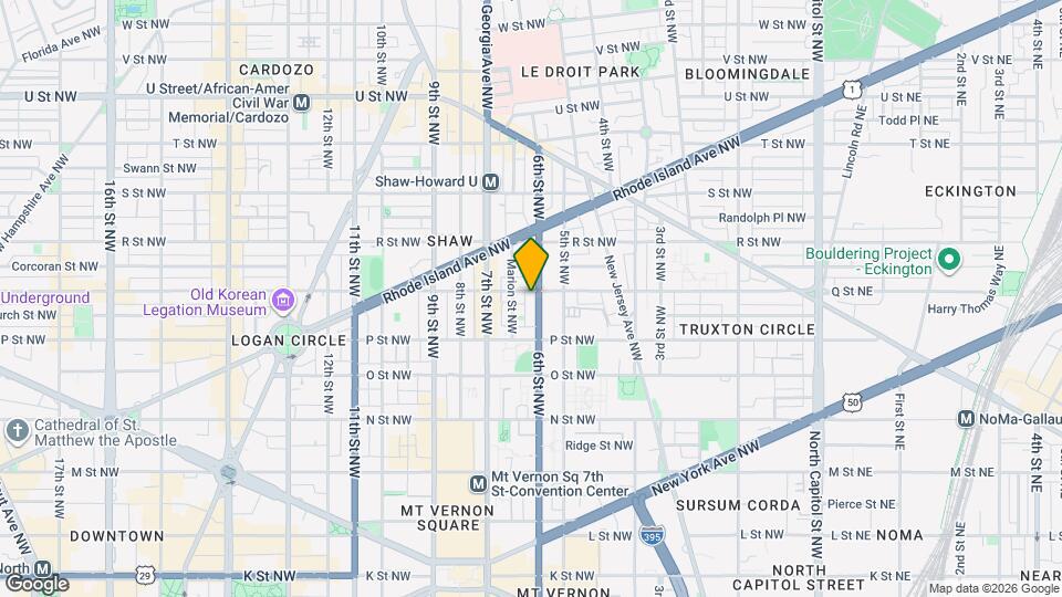 600 Q St NW, Unit B Map and Location Details