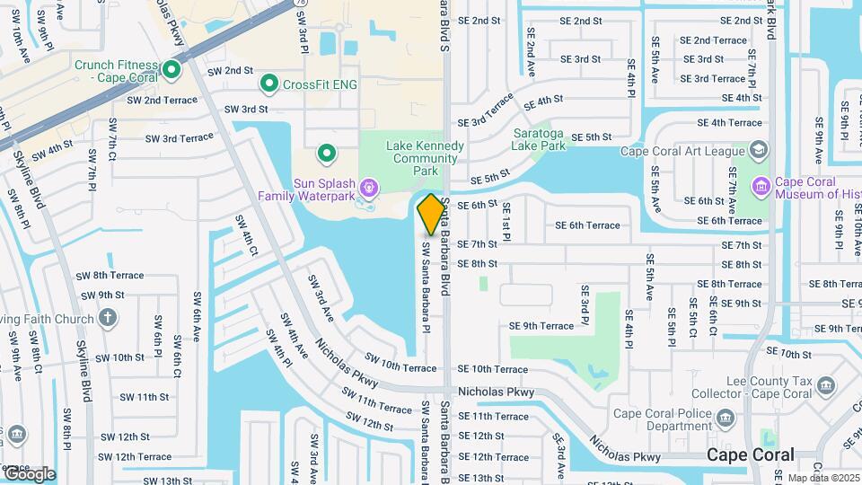 629 SW Santa Barbara Pl Map and Location Details