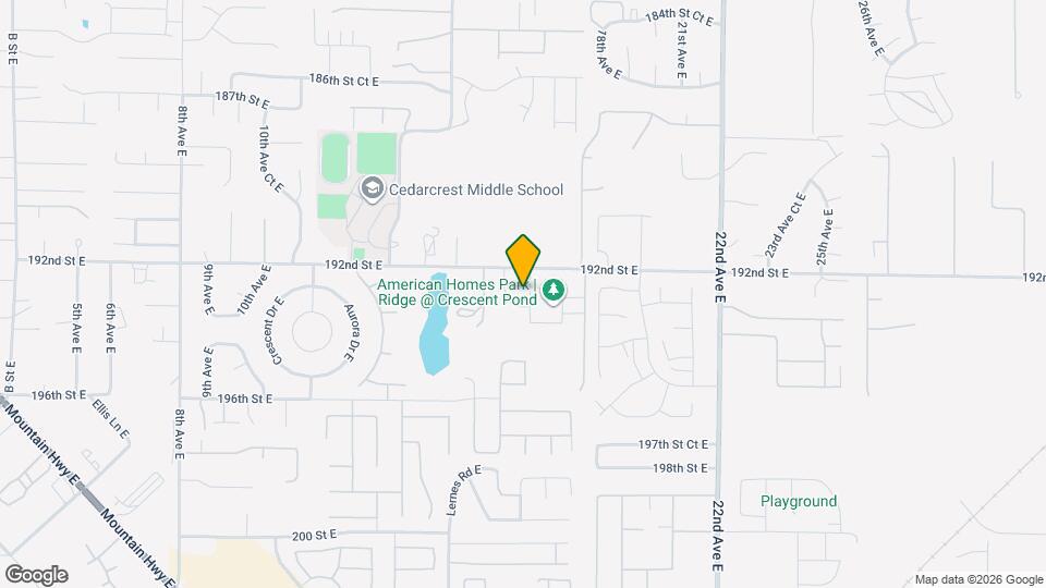 19220 16th Ave Ct E Map and Location Details