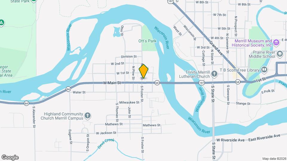 1324 W Main St, Unit 2 Map and Location Details