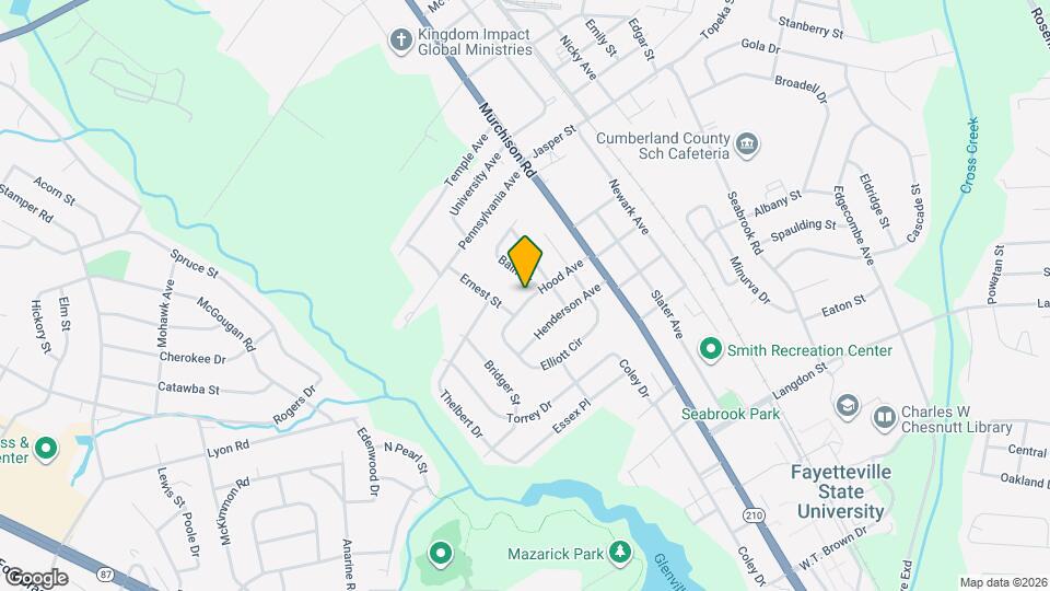 1132 Hood Ave Map and Location Details