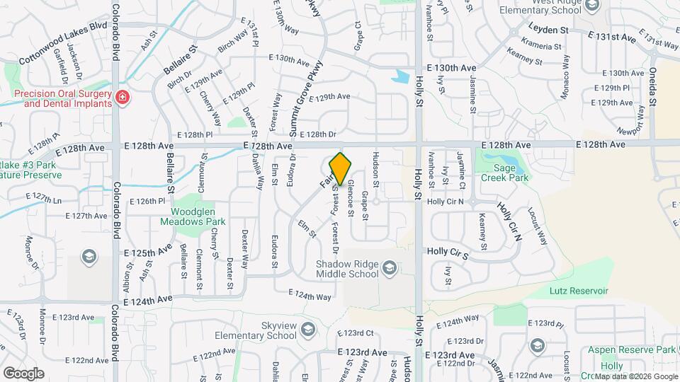 12756 Forest St Map and Location Details