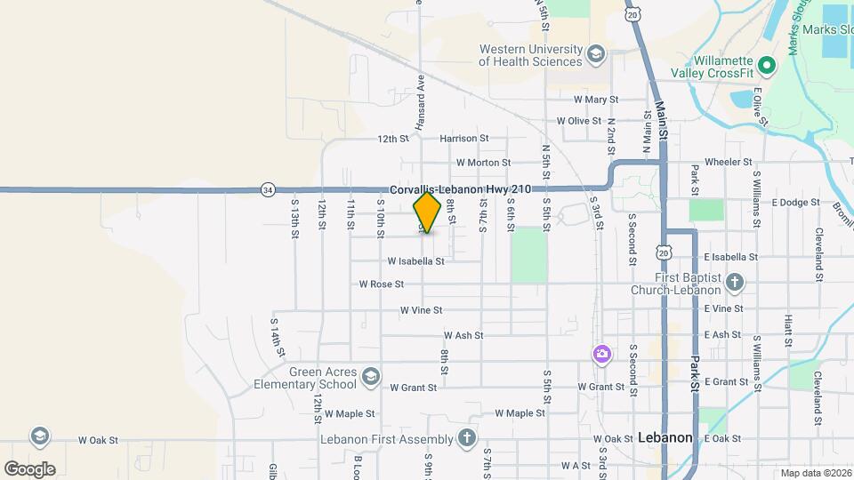 305 S 9th St Map and Location Details