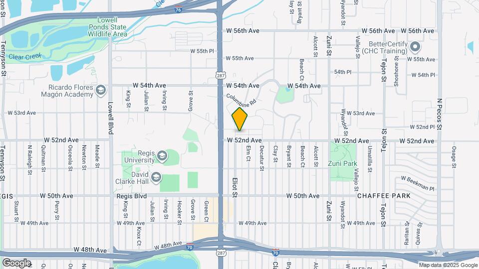 2899 W 52nd Ave, Unit 306 Map and Location Details