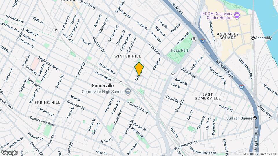 15 Bradley St, Unit 1 Map and Location Details