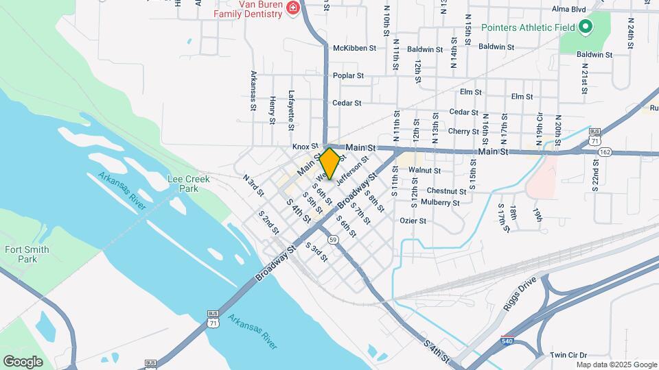 605 Jefferson St Map and Location Details