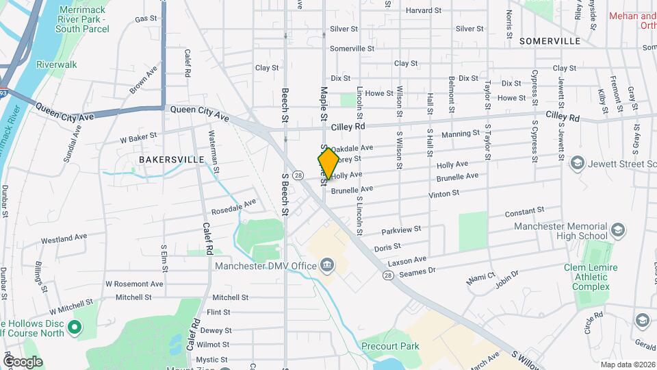 144 S Maple St, Unit First foor Map and Location Details