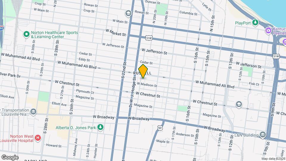 515 S 20th St Map and Location Details