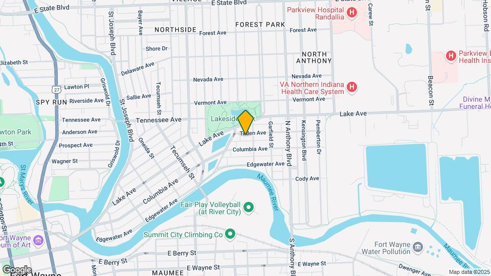 1510 Tilden Ave Map and Location Details