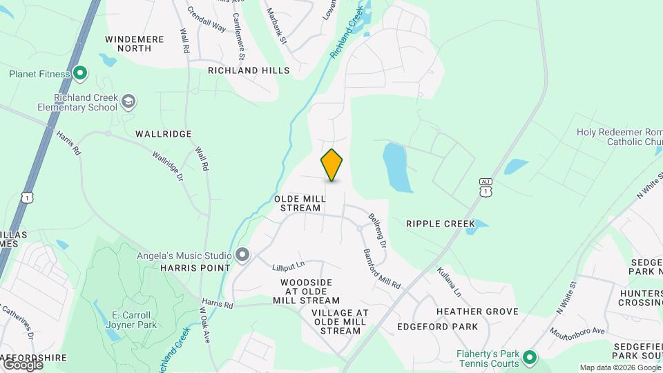 1124 Coram Fields Rd Map and Location Details