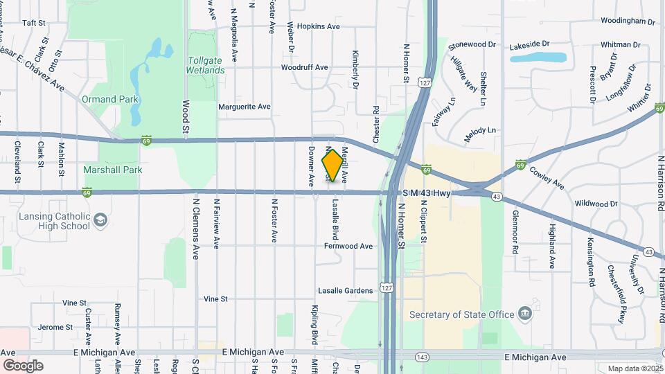 2701 E Saginaw St, Unit 1 Map and Location Details