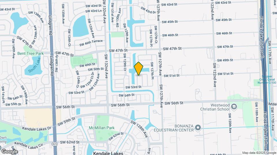 5103 SW 128th Pl Map and Location Details