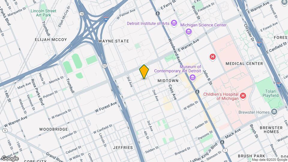 633 W Hancock St Mapa y Detalles de la Ubicación