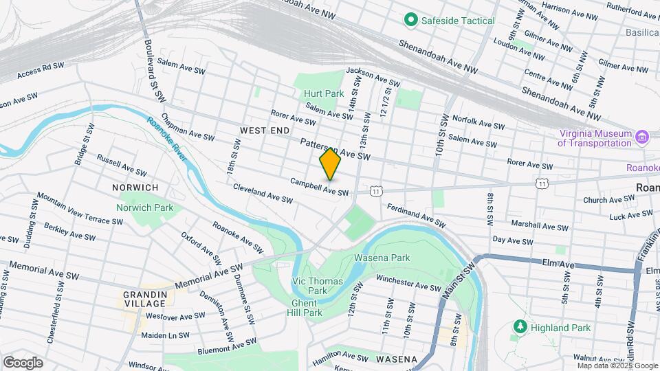1331 Campbell Ave SW Map and Location Details
