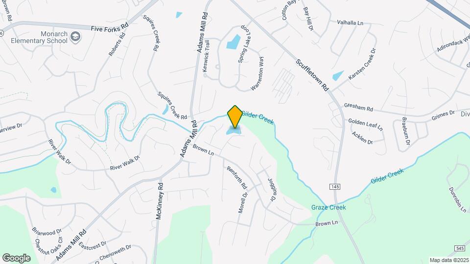 221 Waters Run Ln Mapa y Detalles de la Ubicación