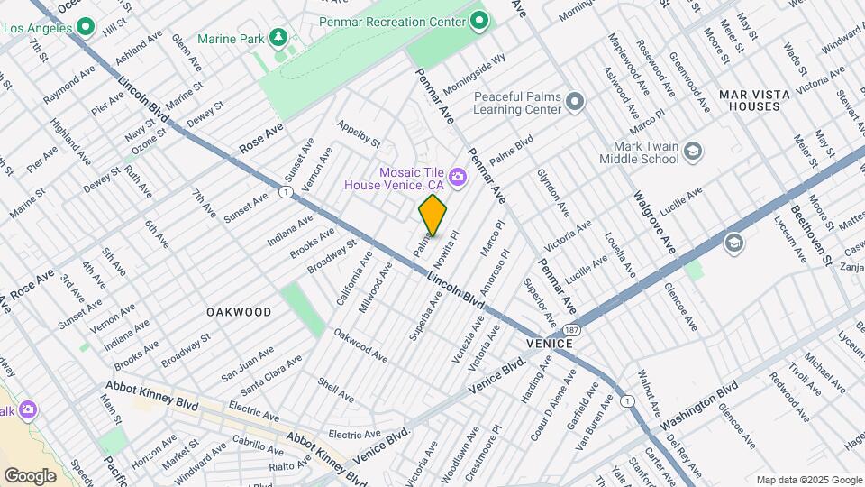 1032 Palms Blvd Map and Location Details